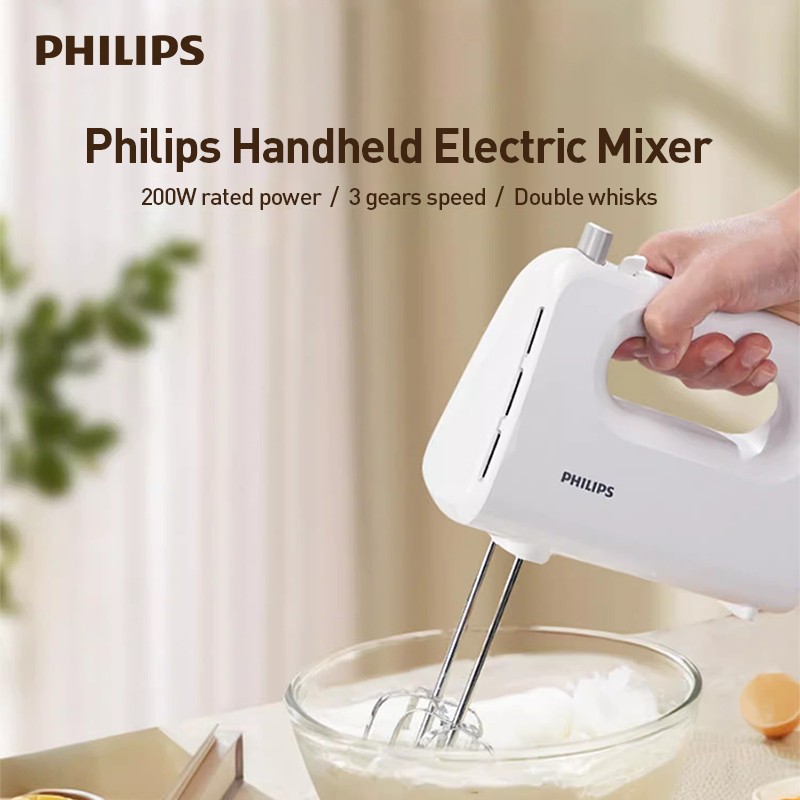 Kitchen Electronics Gadgets - Philips Handheld Electric Egg Beater 3-Speed