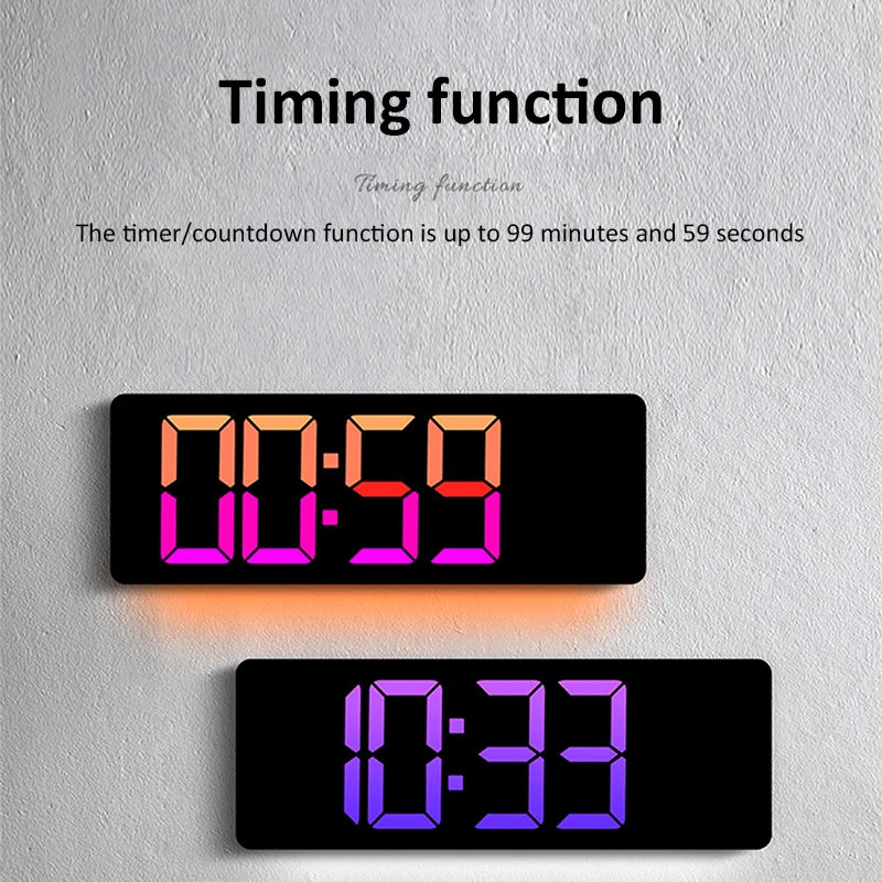 16 Inch Large Digital Wall Clo - Modern Electronics Gadgets 评论和价格