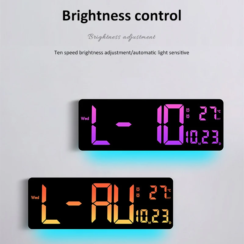 16 Inch Large Digital Wall Clo - Modern Electronics Gadgets 评论和价格