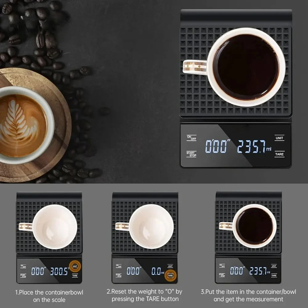 Smart Coffee Electronic Scale  - Kitchen Electronics Gadgets 评论和价格