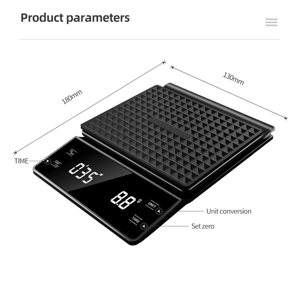 Smart Coffee Electronic Scale  - Kitchen Electronics Gadgets 评论和价格