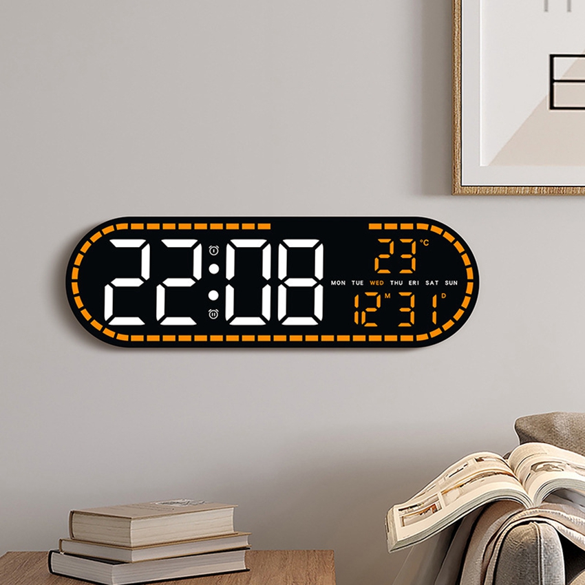 Large Digital Wall Clock Tempe - Modern Electronics Gadgets 评论和价格