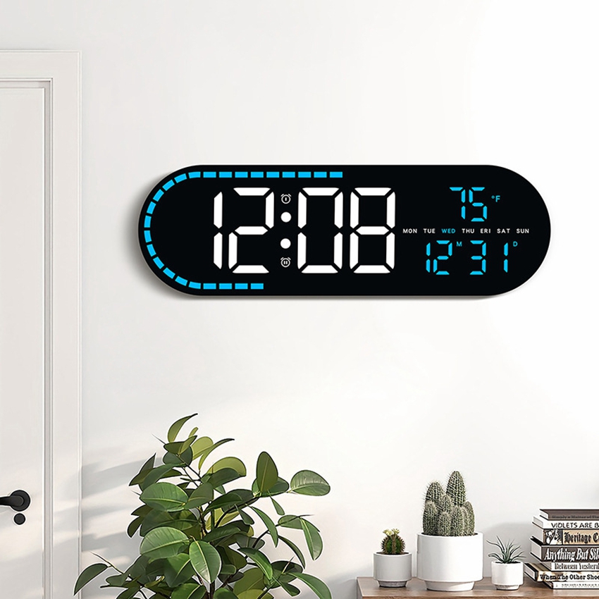 Large Digital Wall Clock Tempe - Modern Electronics Gadgets 评论和价格