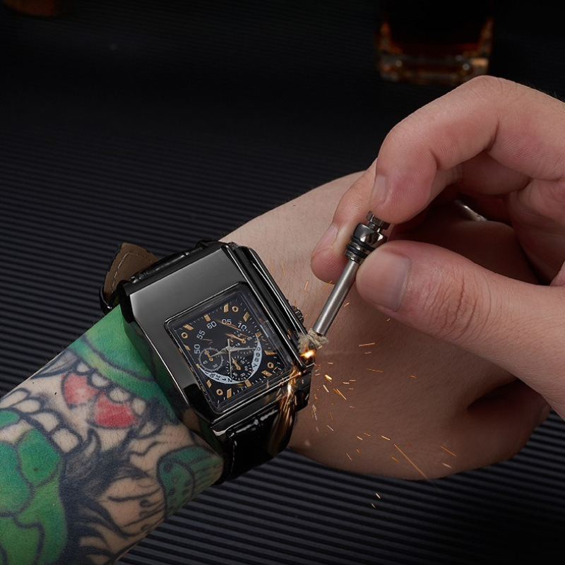 Metal Electronic Watch Lighter - Electronics Gadgets To Gift 评论和价格