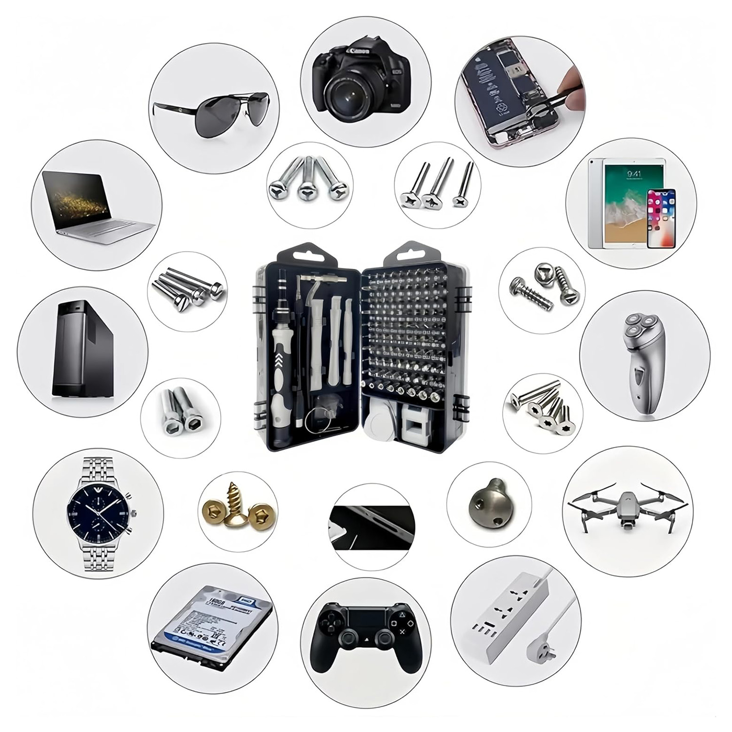 115-in-1 Precision Screwdriver - Electronics Repair Gadgets 评论和价格