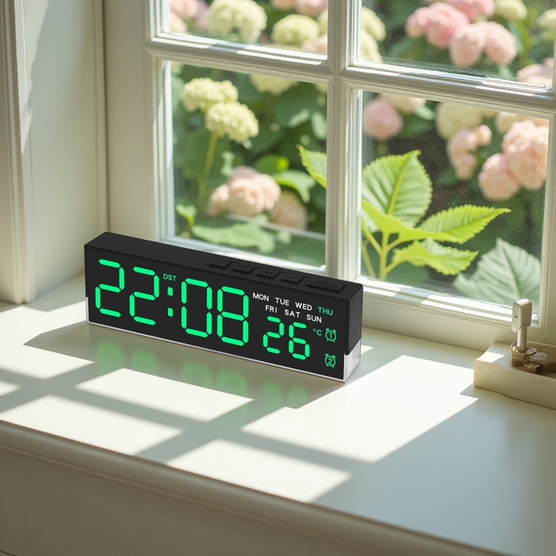 LED Digital Alarm Clock Temper - Modern Electronics Gadgets 评论和价格