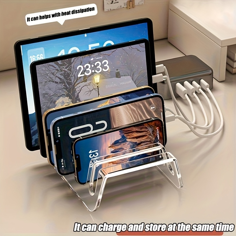 6/8 Cells Acrylic Multi-Device - Modern Electronics Gadgets 评论和价格