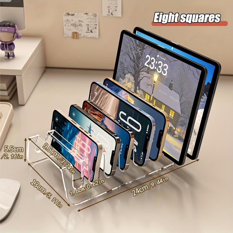 6/8 Cells Acrylic Multi-Device - Modern Electronics Gadgets 评论和价格