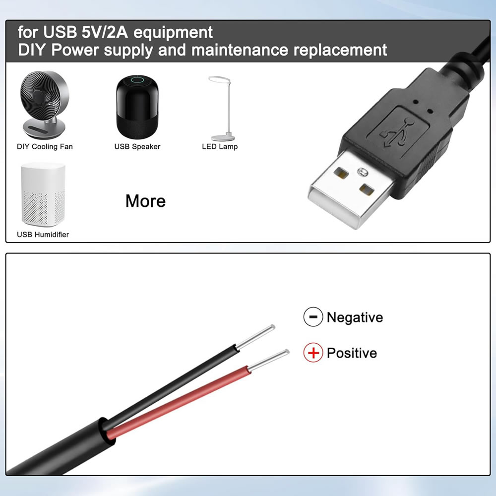 DC 2 Pin USB Power Cable USB M - Electronics Repair Gadgets 评论和价格