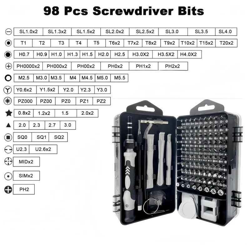 115-in-1 Precision Screwdriver - Electronics Repair Gadgets 评论和价格