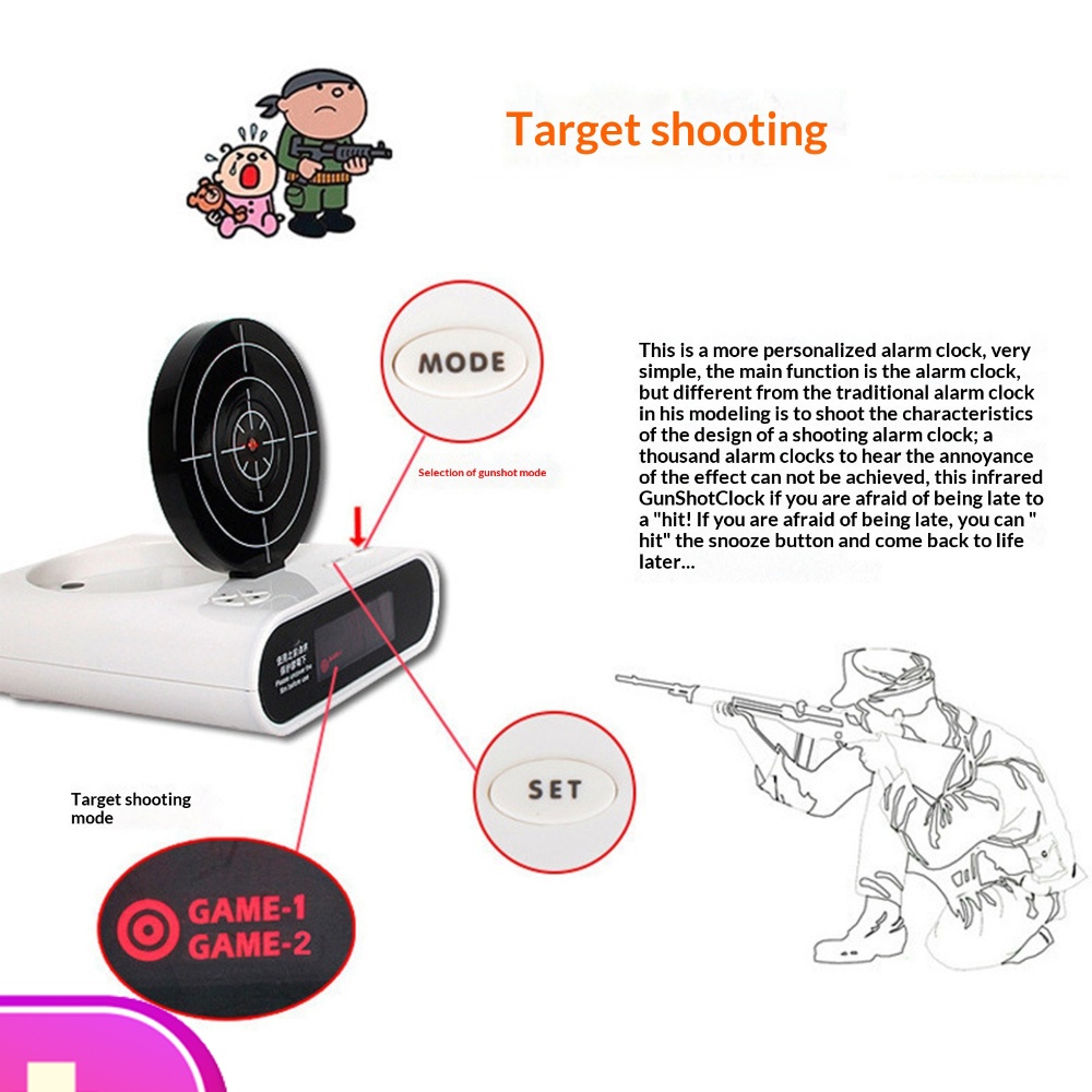 Electronics Desk Clock Creativ - Electronics Gadgets To Gift 评论和价格