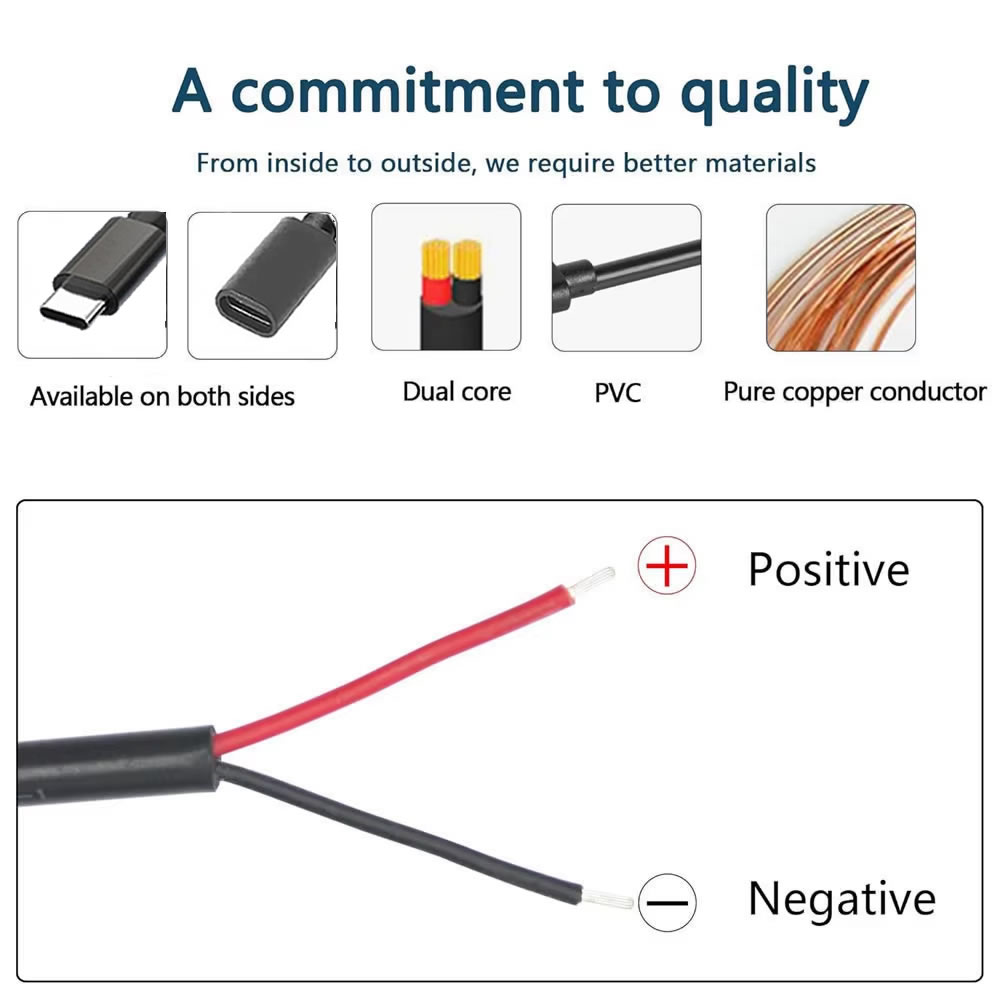 DC 2 Pin Power Cable USB and T - Electronics Repair Gadgets 评论和价格