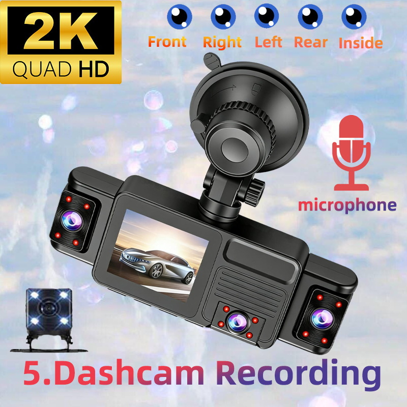 5 Channel 360° Panoramic Car D - Panoramic Dash Cam 360 评论和价格