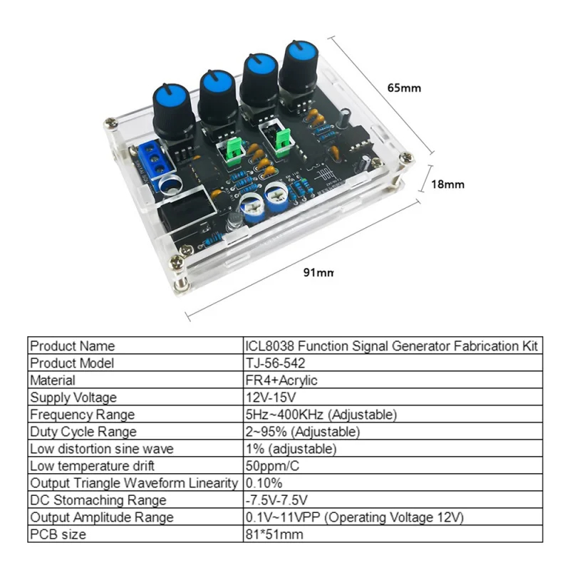 DIY ICL8038 Multifunctional Lo - Electronics New Gadgets 评论和价格