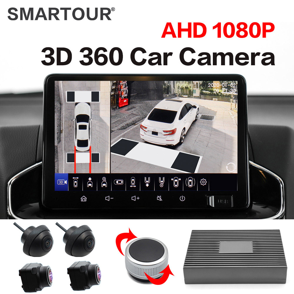 SMARTOUR 1080P All Around View - Panoramic Dash Cam 360 评论和价格