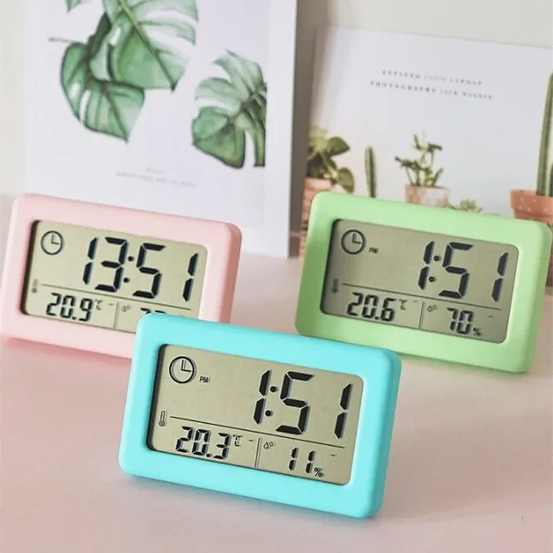 Wall Clock Temperature and Hum - Modern Electronics Gadgets 评论和价格
