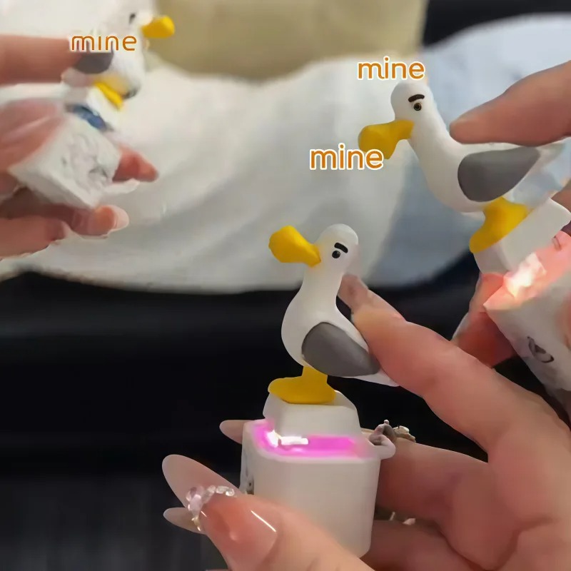 =**Mine Seagull Keycap Keychai - Electronics New Gadgets 评论和价格