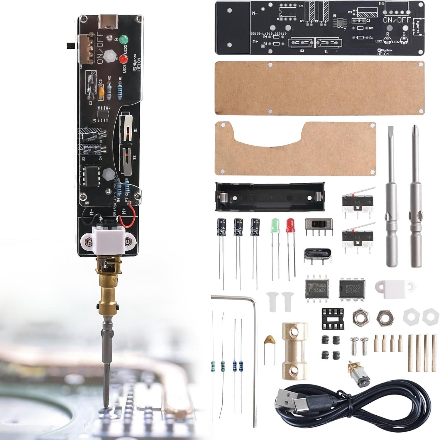 USB Rechargeable Electric Scre - Electronics Repair Gadgets 评论和价格