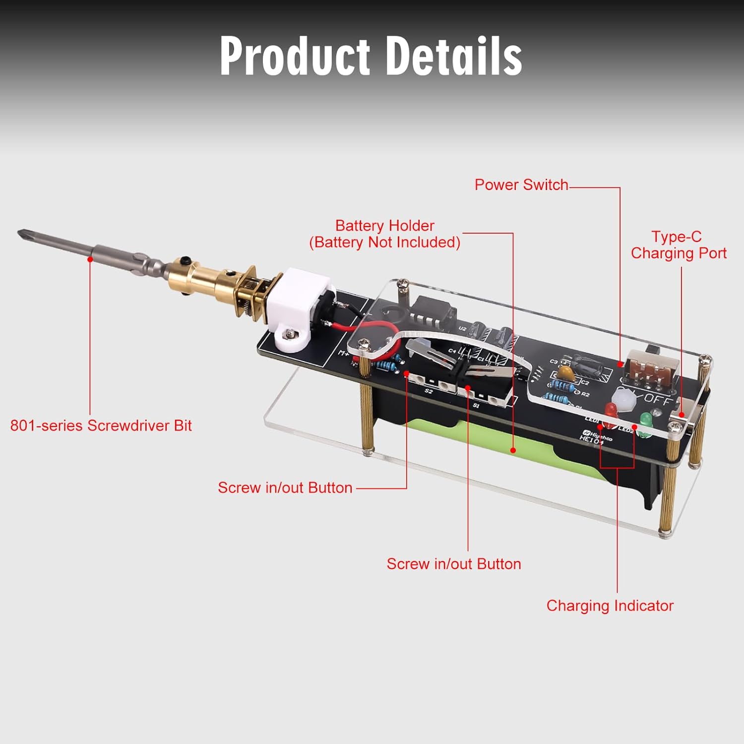 USB Rechargeable Electric Scre - Electronics Repair Gadgets 评论和价格