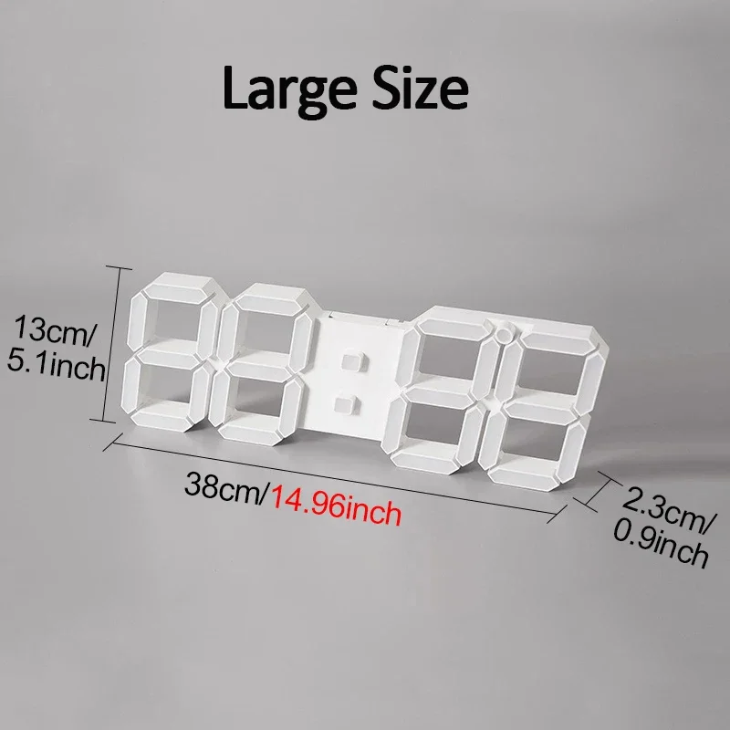 15 Inch Digital LED Large Wall - Modern Electronics Gadgets 评论和价格