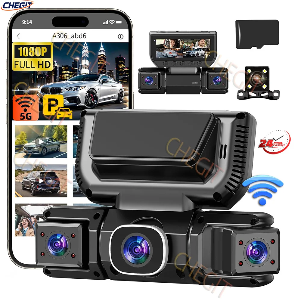 360 Degrees 4 Camera Front Lef - Panoramic Dash Cam 360 评论和价格